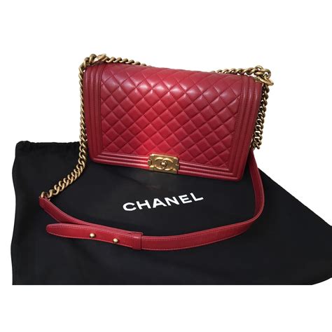 chanel red boy bag price|chanel boy bag for sale.